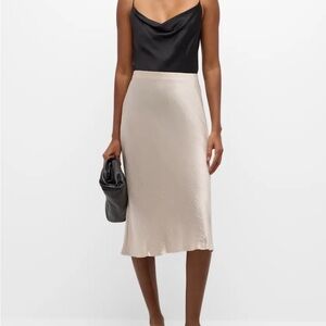 Vince Satin Slip Skirt